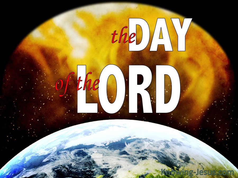 1 Thessalonians 5:2 The Day Of The Lord (yellow)